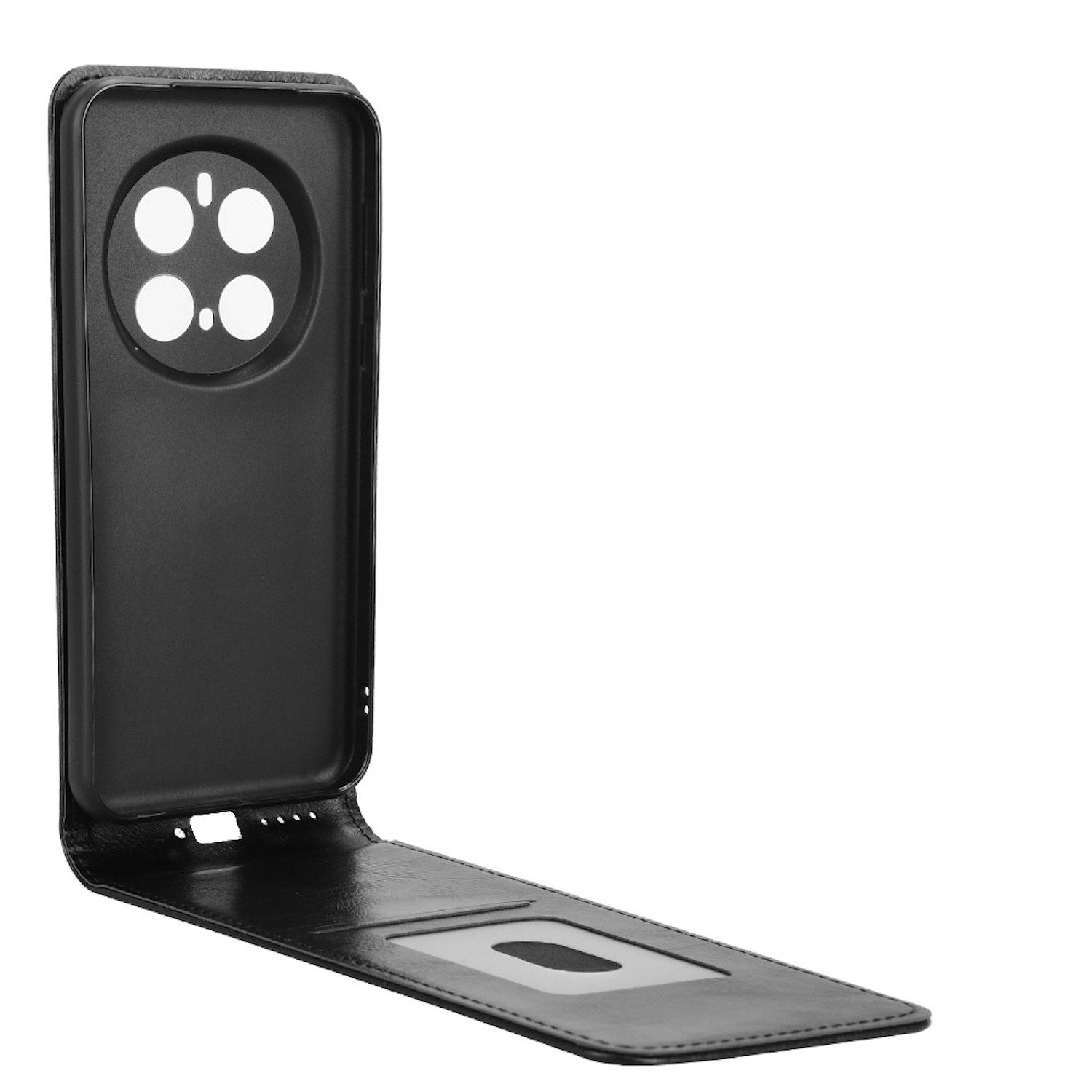 Wigento Smartphone-Hülle Für Honor Magic 7 Pro Magnetische Vertikale Flip Kunstleder Hülle Case, Magnetverschluss, Kartenfächer, Halterfunktion