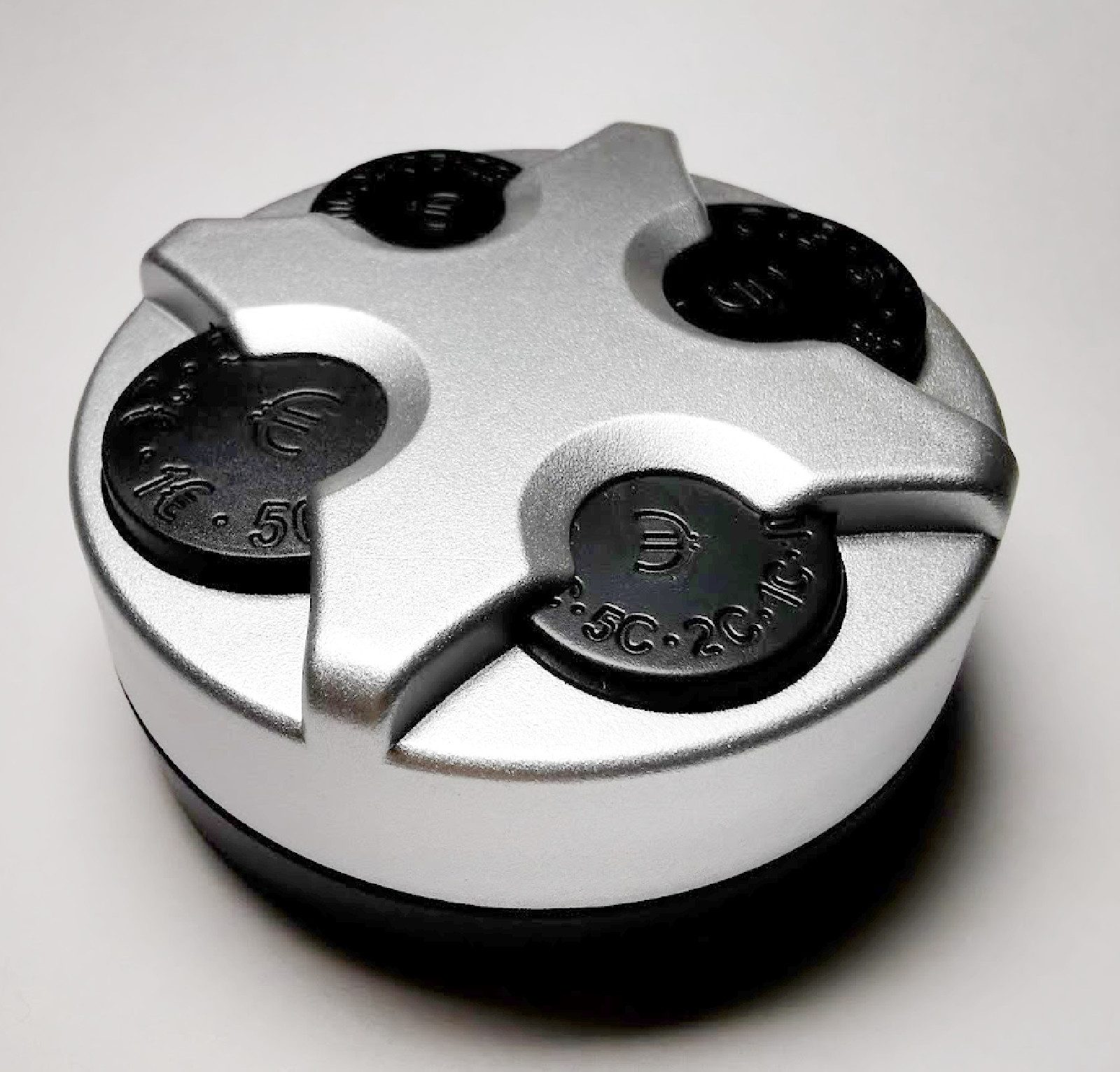 HR GRIP Münzetui Euro Münzbox Münzhalter Münzen Halter Dose Münzkapsel