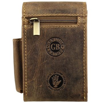 Greenburry Brustbeutel Vintage Leder Zigarettenetui Zigarettenbox 1643-25