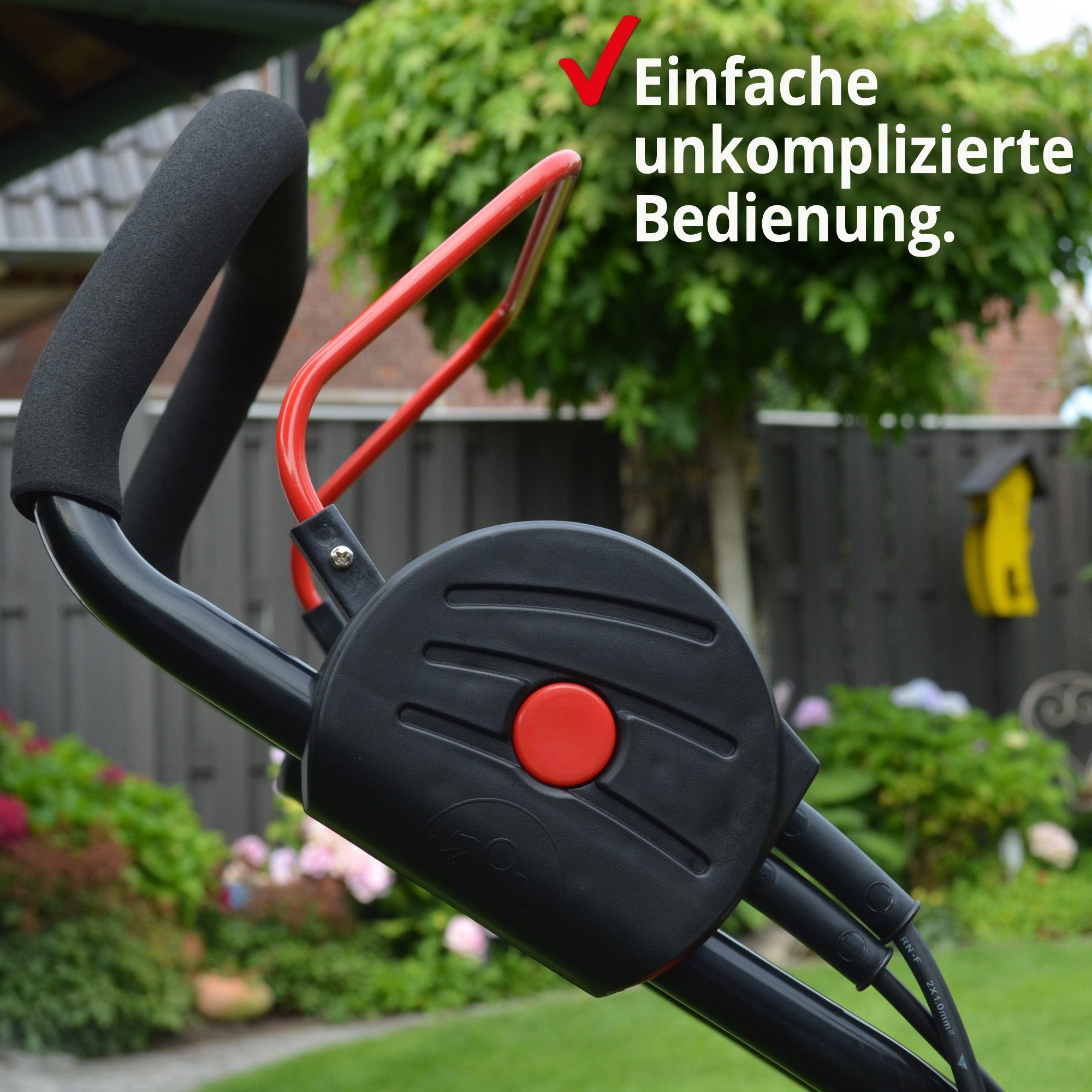 Hecht Elektrorasenmäher 1638 R mit 50L günstig online kaufen
