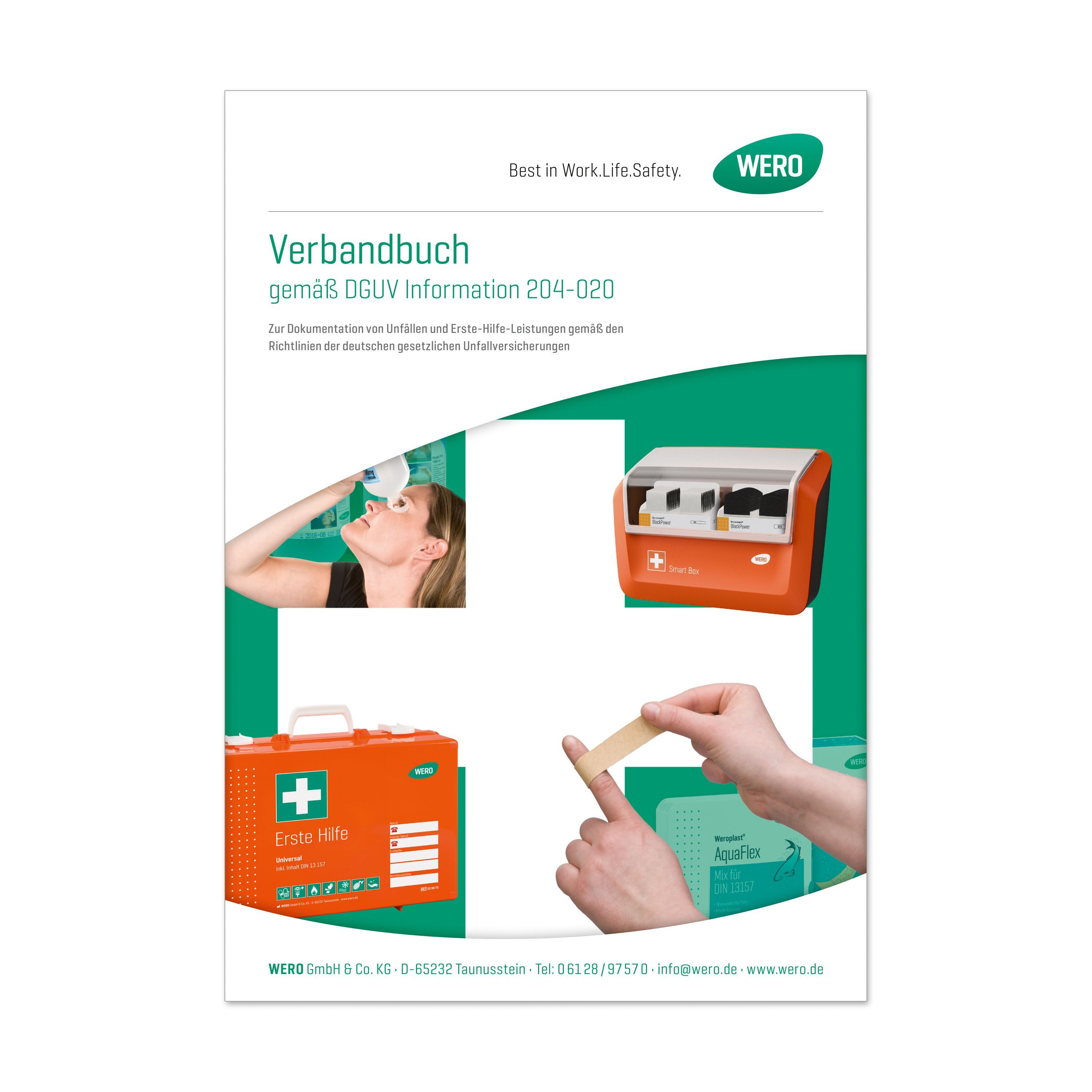 WERO Erste-Hilfe-Set Verbandbuch