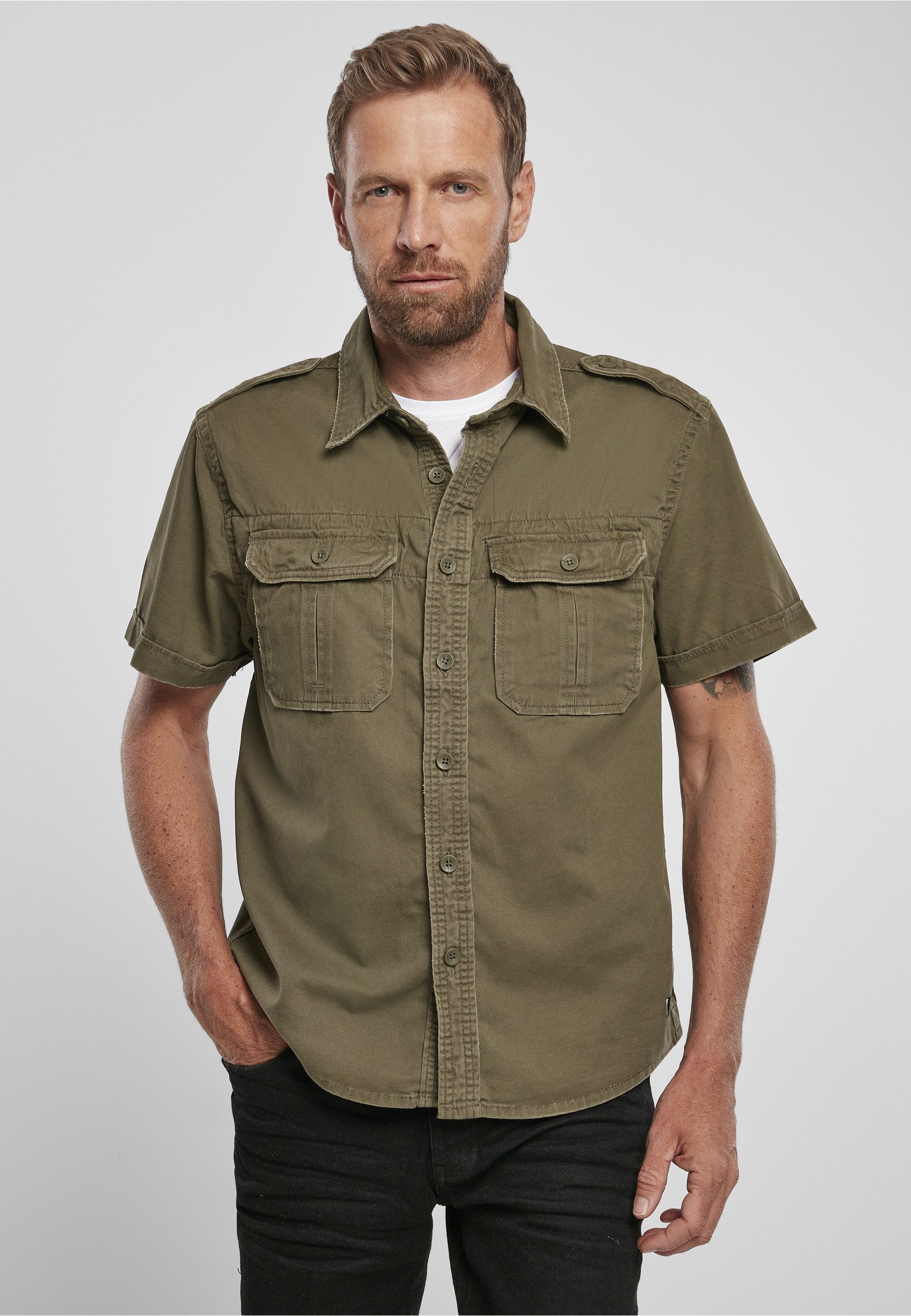 Brandit Kurzarmshirt Brandit Herren Vintage Shirt shortsleeve (1-tlg) günstig online kaufen