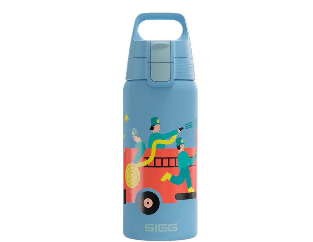 Sigg Isolierflasche Robuste Kinder-Trinkflasche mit farbenfrohen Designs, 100 % auslaufsicher und auch für kohlensäurehaltige Getränke geeignet