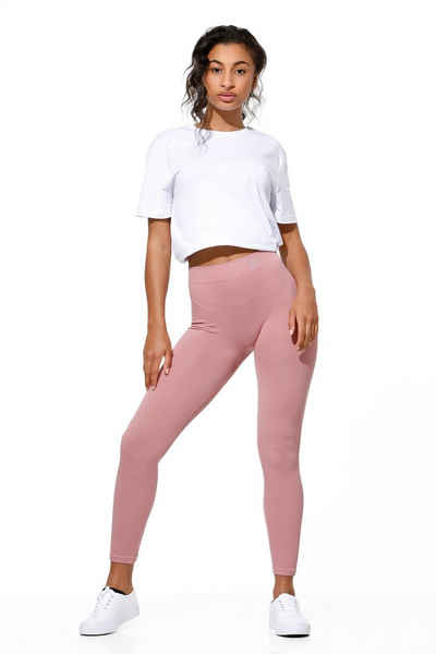 Stark Soul® Leggings »Ribbed Leggings für Damen, Fitness-Leggings, Jogginghose« mit elastischem Bund und Zwickelnaht