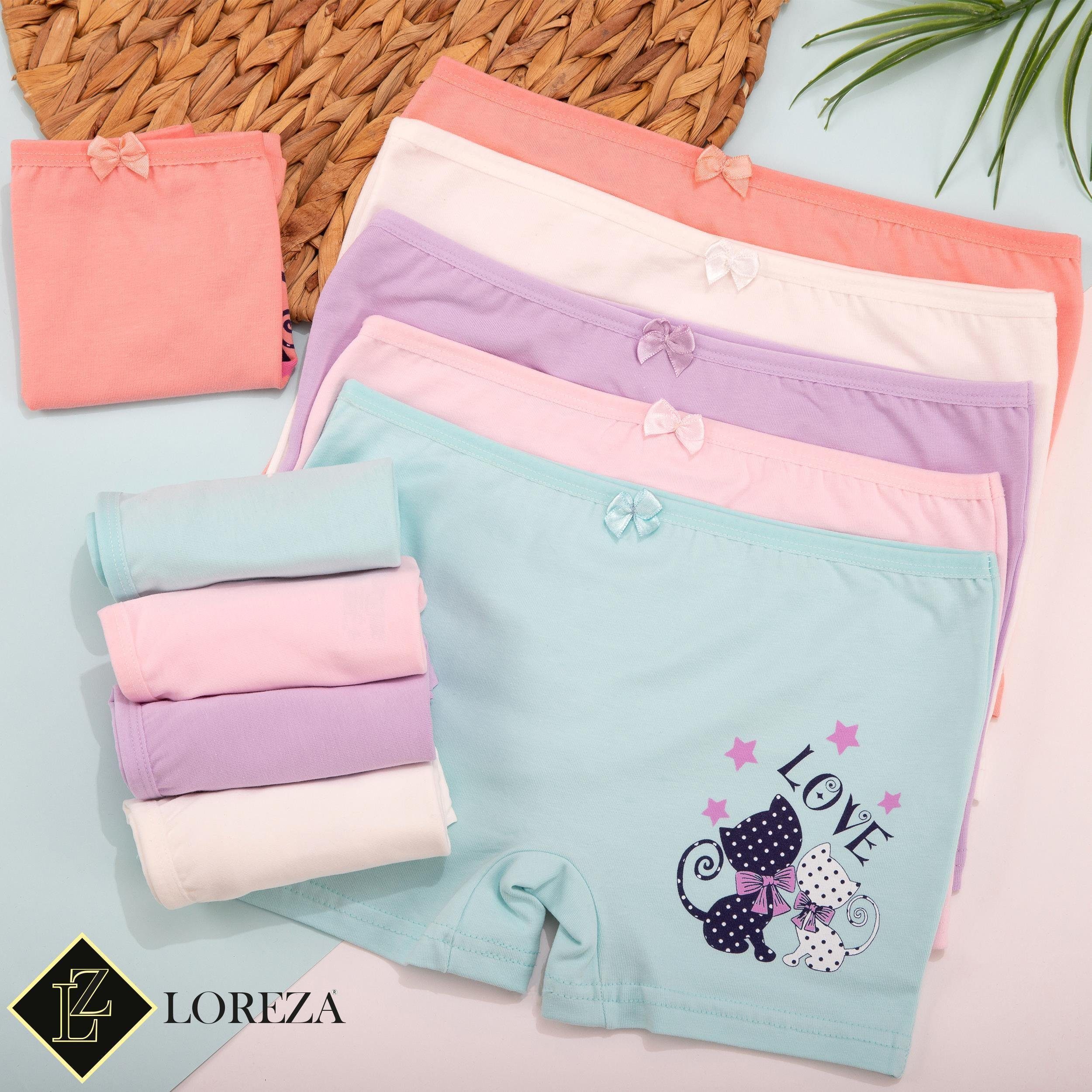 LOREZA 92-170 (Spar-Packung, Baumwolle Gr. Unterwäsche Mädchen aus 10 Pantys Panty 10-St)