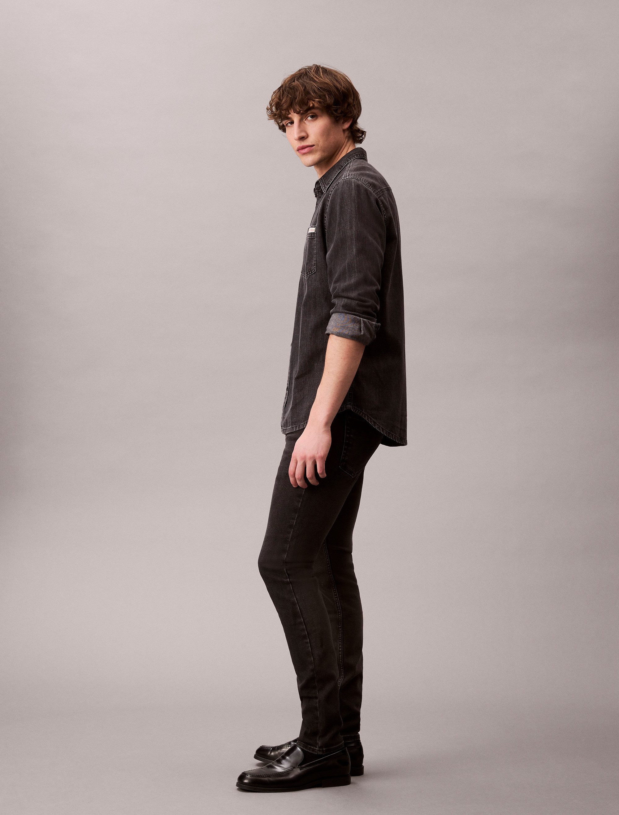 Calvin Klein Jeans Skinny-fit-Jeans SKINNY JEAN REGEN Mit Gürtelschlaufen günstig online kaufen