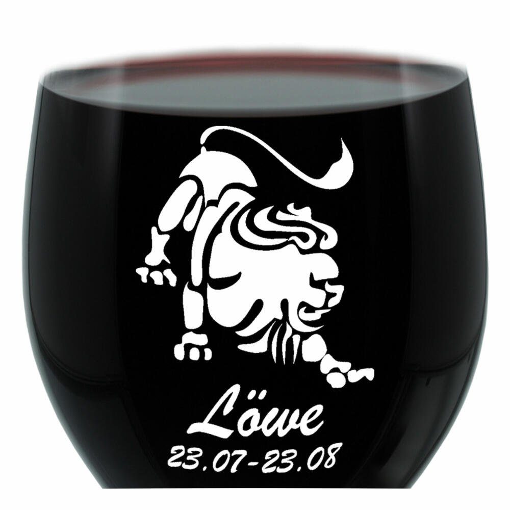 LEONARDO Weinglas Sternzeichen Löwe, Glas, lasergraviert