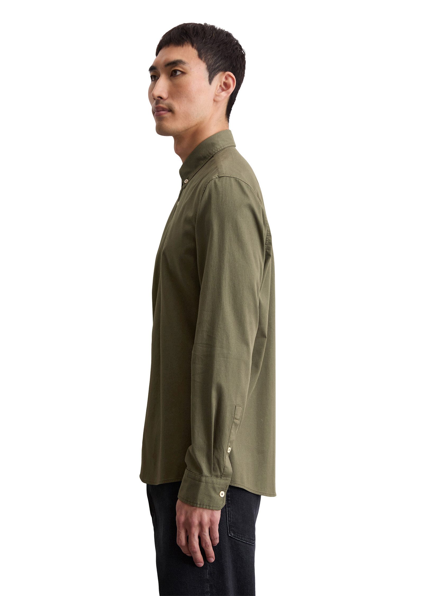 Marc O'Polo Langarmhemd aus Bio-Baumwolle günstig online kaufen