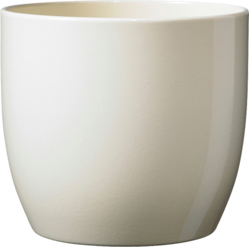 Übertopf SK - Soendgen Keramikübertopf Serie Basel ø10 cm, vanilla glänzend