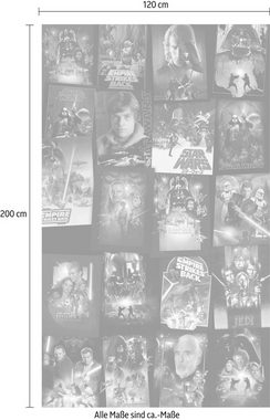 Komar Vliestapete Star Wars Posters Collage, (1 St), 120x200 cm (Breite x Höhe), Vliestapete, 100 cm Bahnbreite