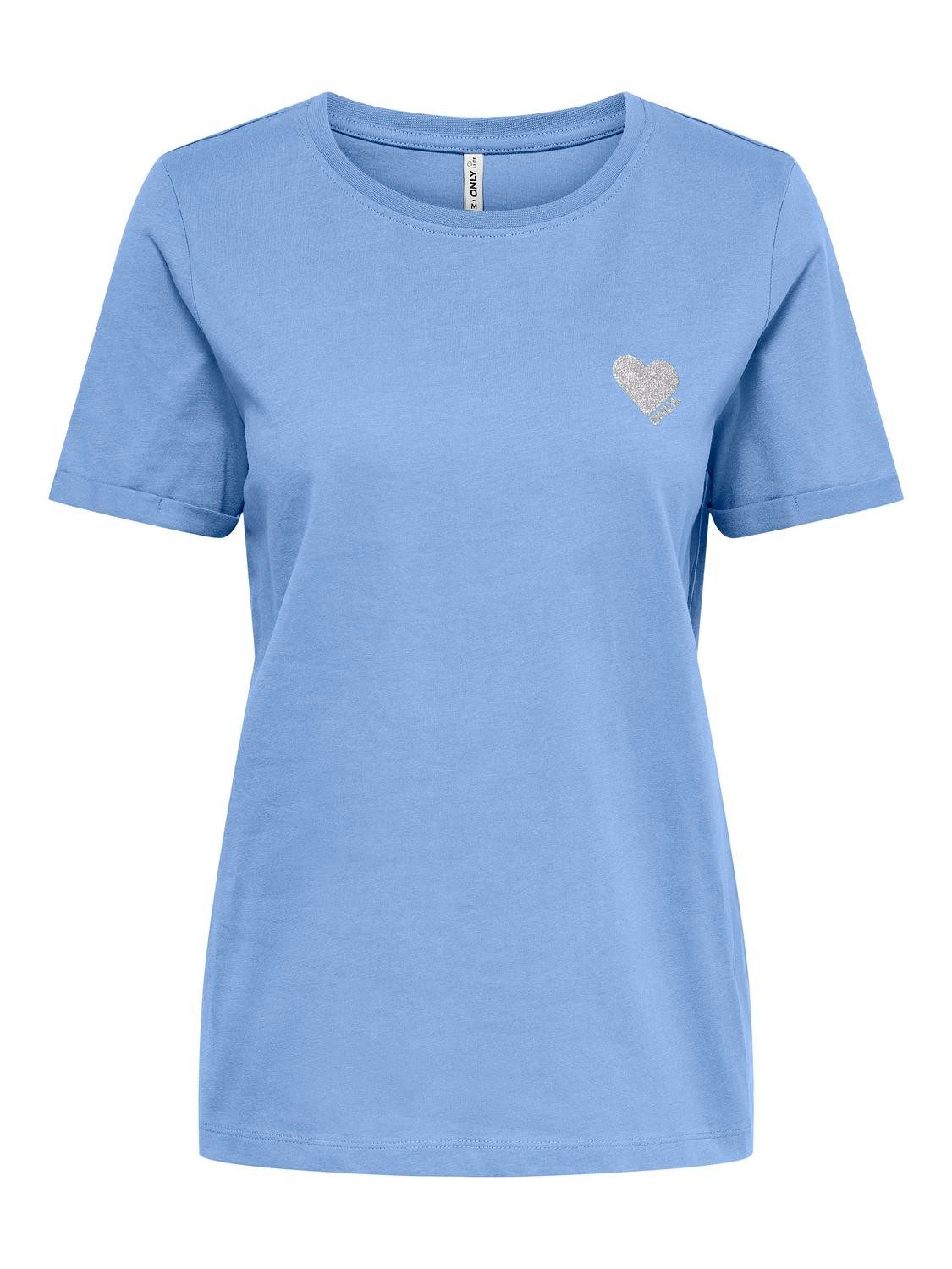 ONLY Kurzarmshirt ONLKITA S/S LOGO TOP günstig online kaufen
