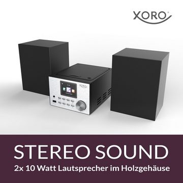 Xoro HMT 500 PRO Internet-/DAB+ Radio, CD Player, Fernbedienung, Mikro Stereoanlage (CD-Player)