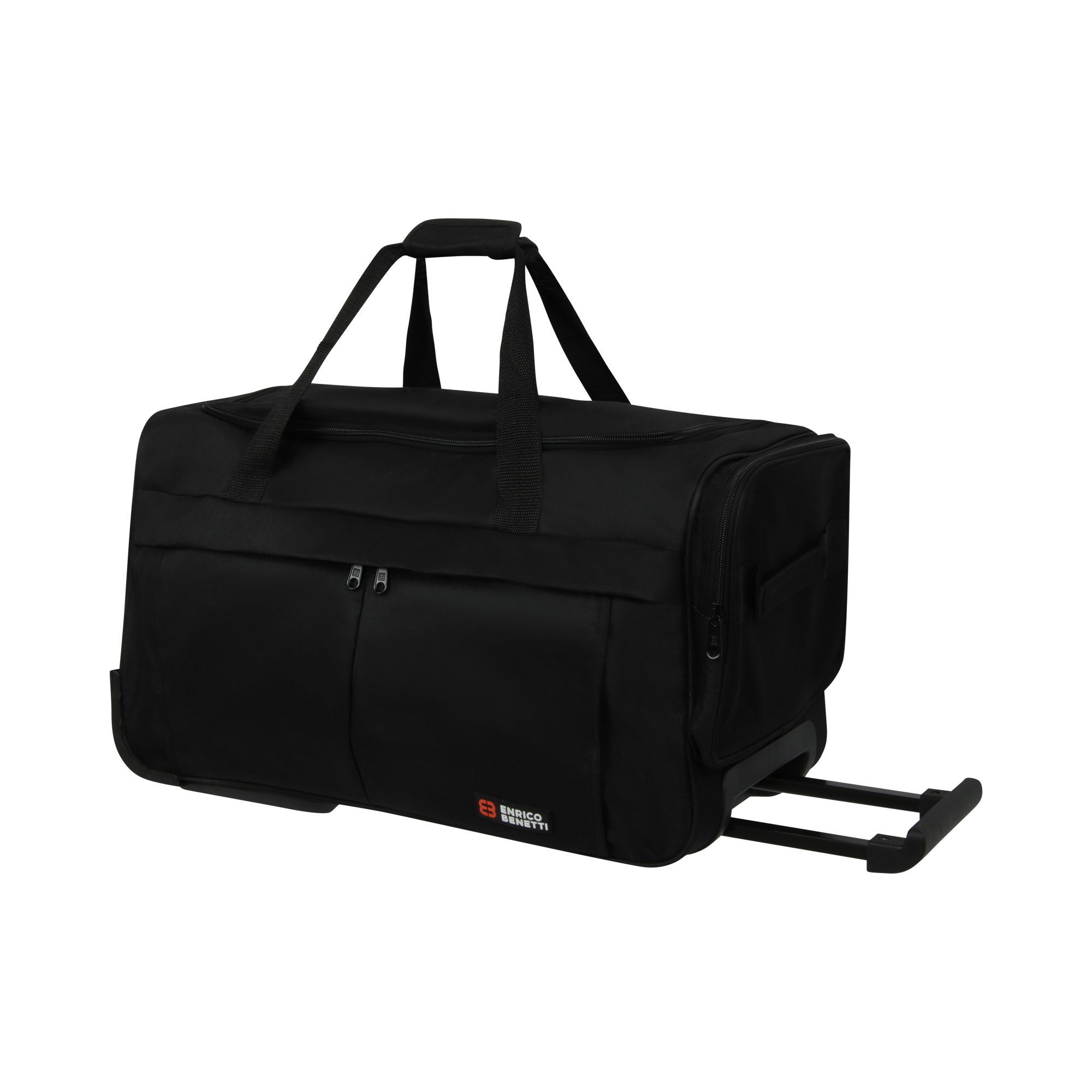 HTI-Living Reisetasche Reisetasche 55 auf Rollen (1-tlg), Trolleybag Schwarz