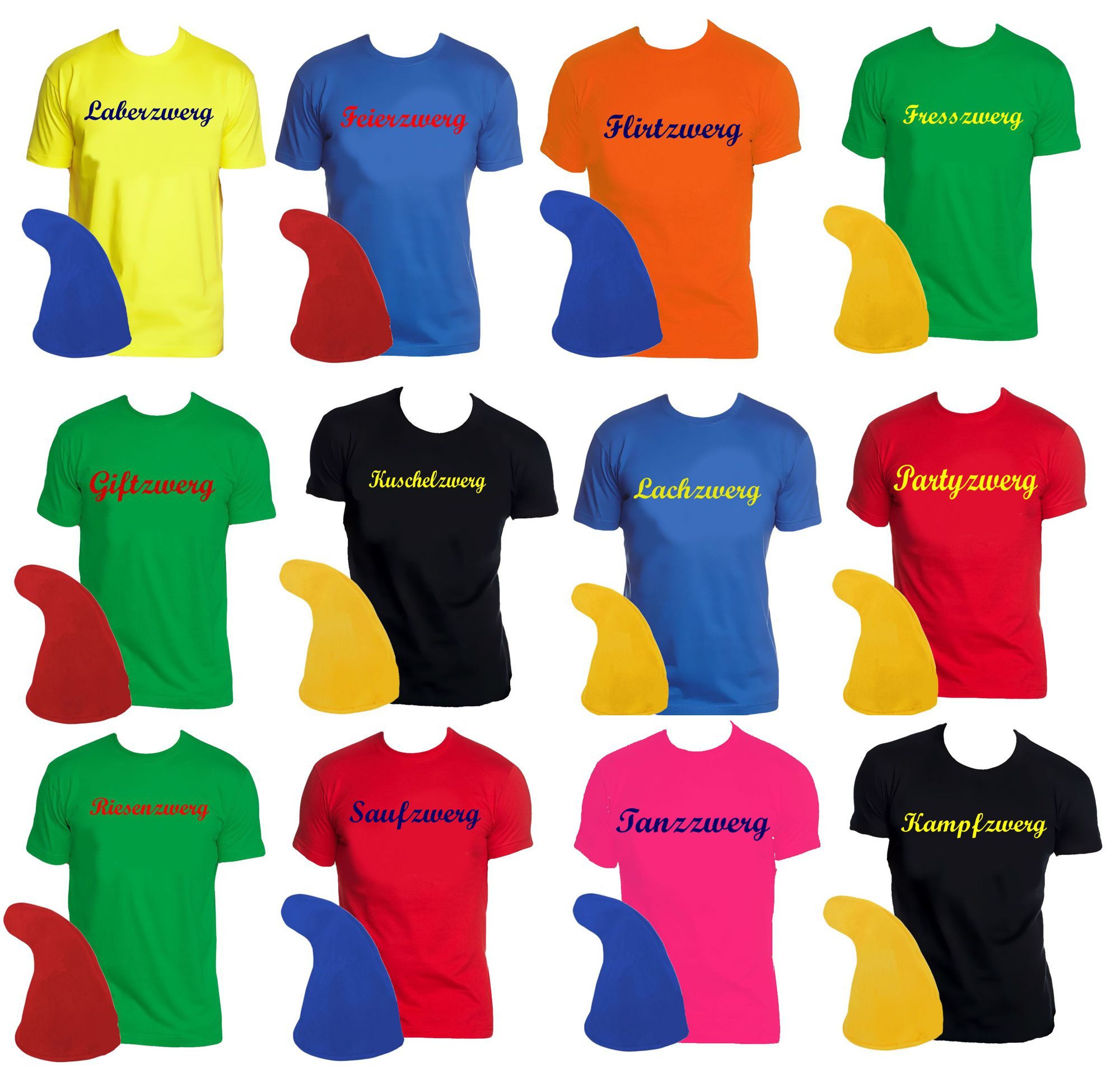 coole-fun-t-shirts Kostüm TANZZWERG Zwergen Kostüm TANZ Zwerg Karneval Fasching