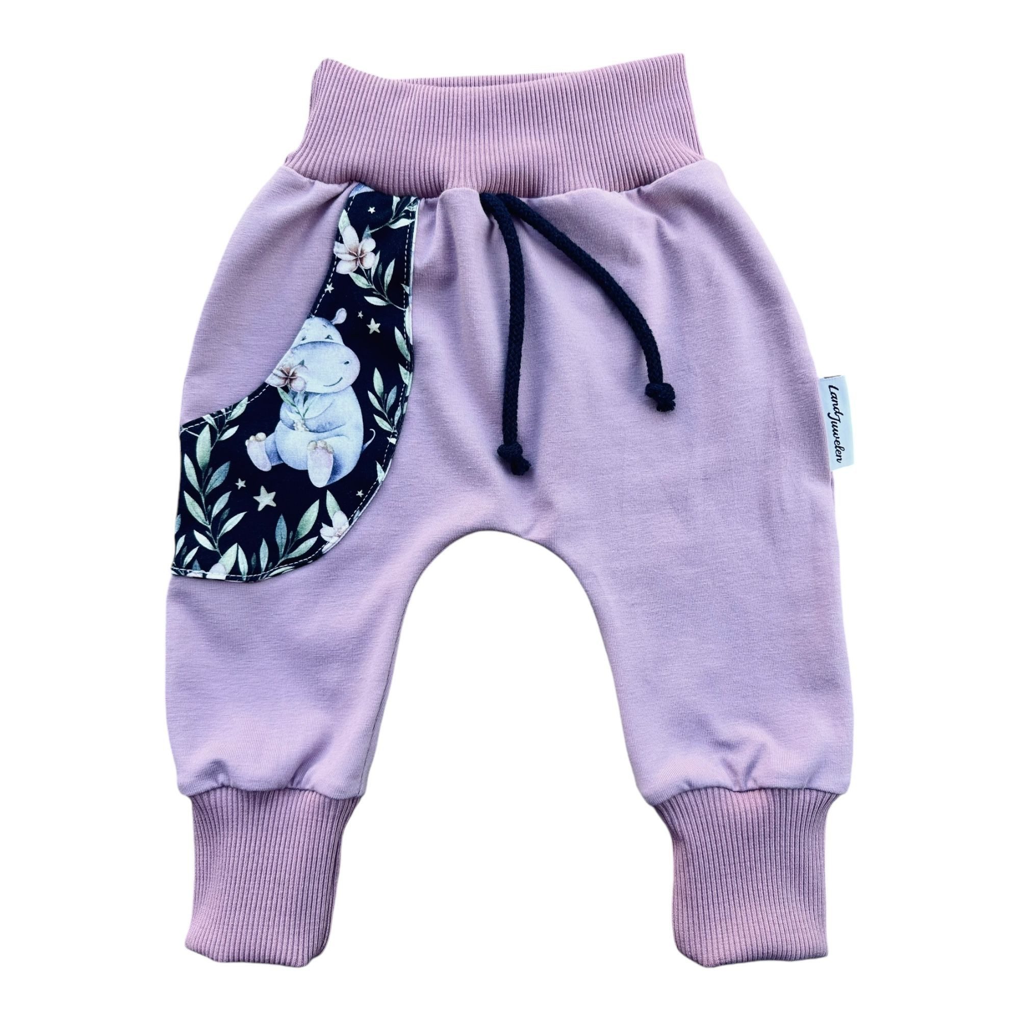 Land-Juwelen Pumphose Pumphose Nilpferd altrosa