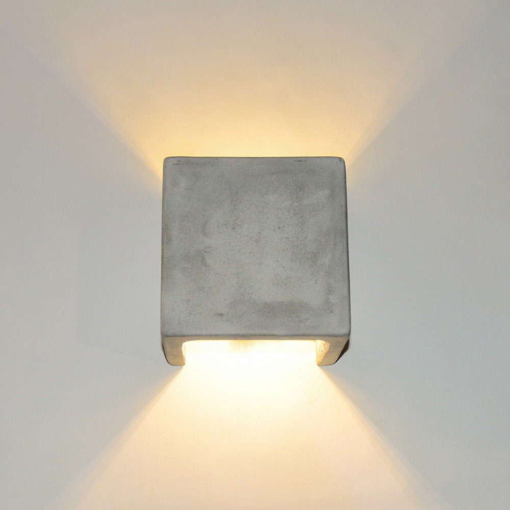 Flurlampe Plinth Grau Wandleuchte s.luce Beton