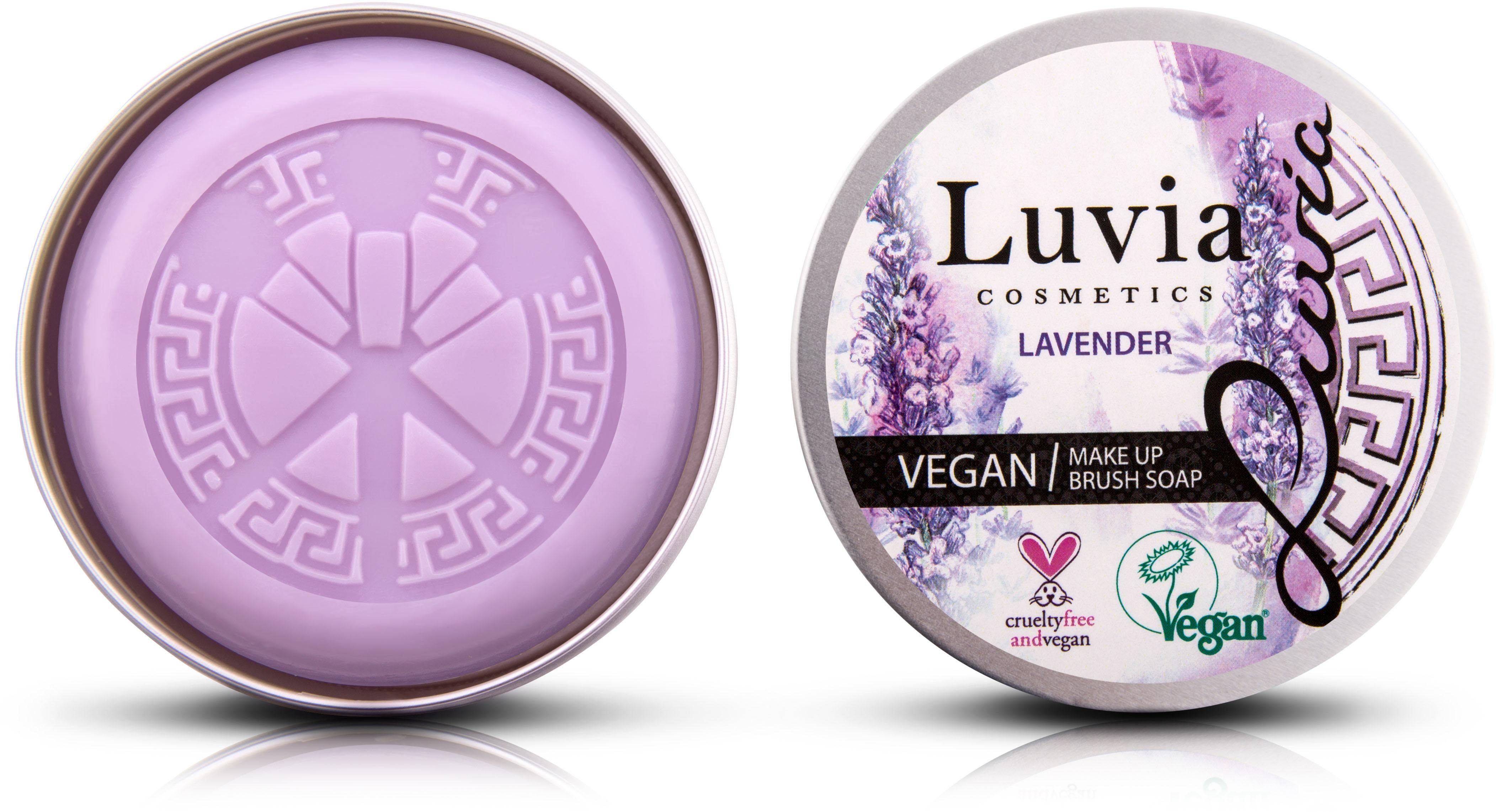 Luvia Cosmetics Pinselseife (vegan) Brush Lavender - Soap Essential
