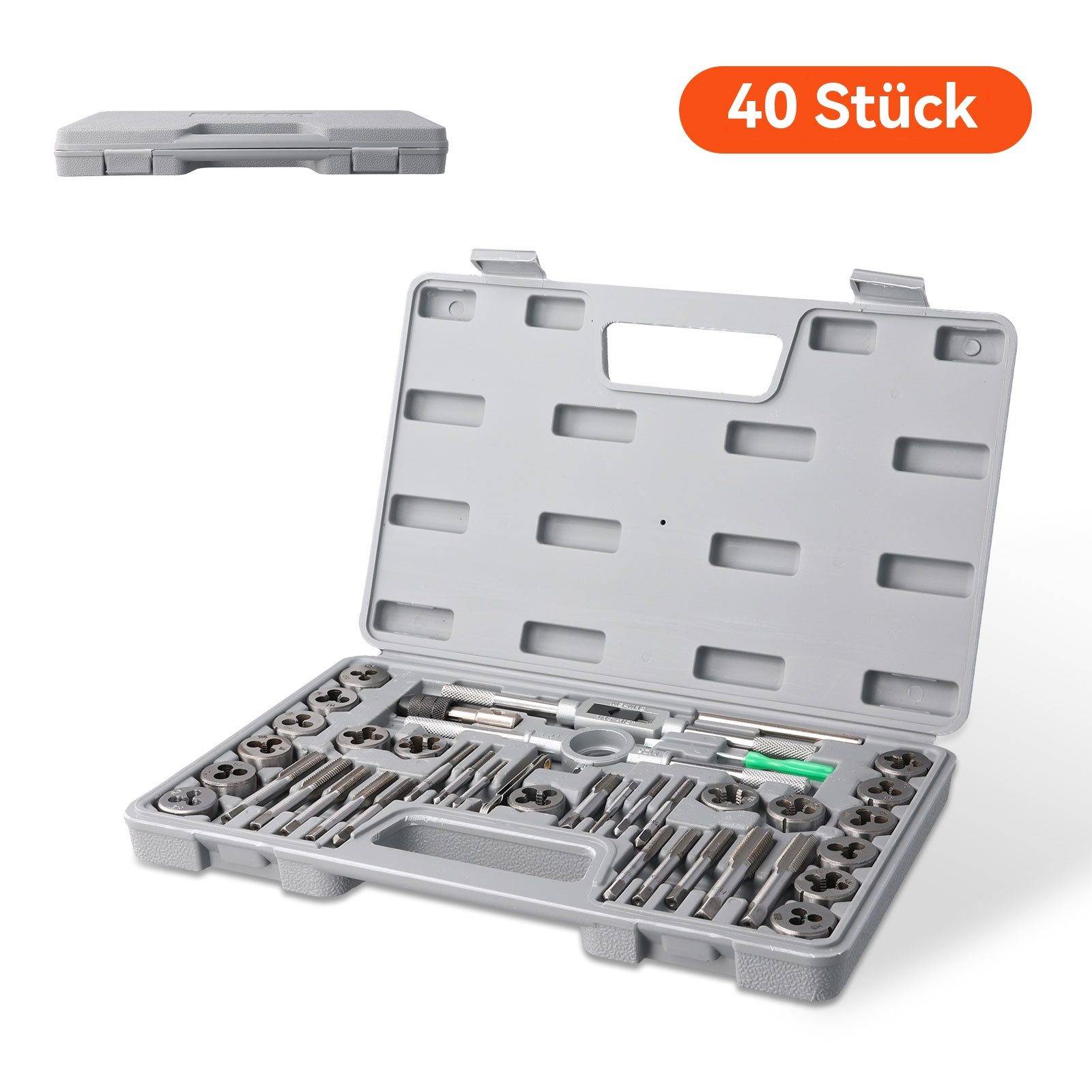 Hikity Резьбонарезной станок Резьбонарезной станок Satz Резьбонарезной станок 40tlg, 40-tlg., Set