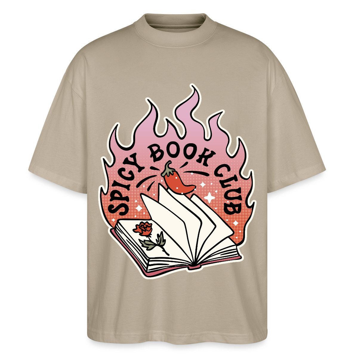 T-Shirt Spicy Book Club – Für heiße Lesenächte Oversize Unisex T-Shirt