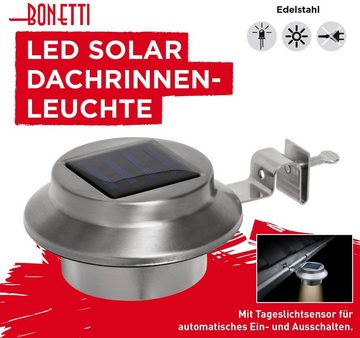 IC Gardenstyle Dachrinnenleuchten Dachrinnen-Leuchte, LED fest integriert, Warmweiß, Set mit 4 Stück