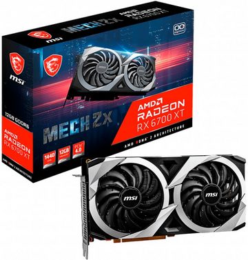 MSI Radeon RX 6700 XT MECH 2X 12G OC Grafikkarte (12 GB, GDDR6)