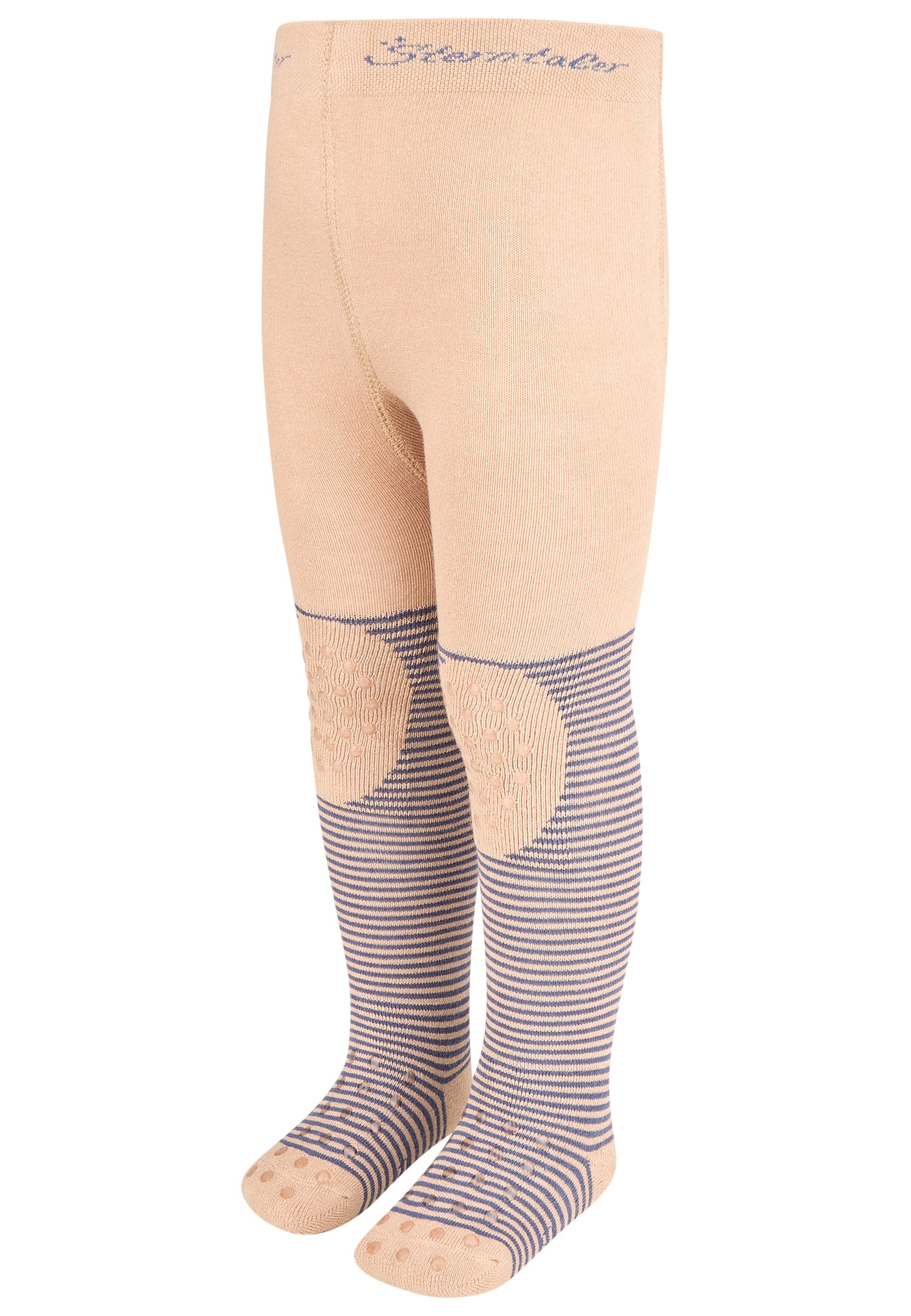 Sterntaler® Strumpfhose Krabbelstrumpfhose Krokodil (1 St) Krabbelstrumpfhose mit ABS-Noppen, Innenfrottee & Krokodil-Po-Motiv
