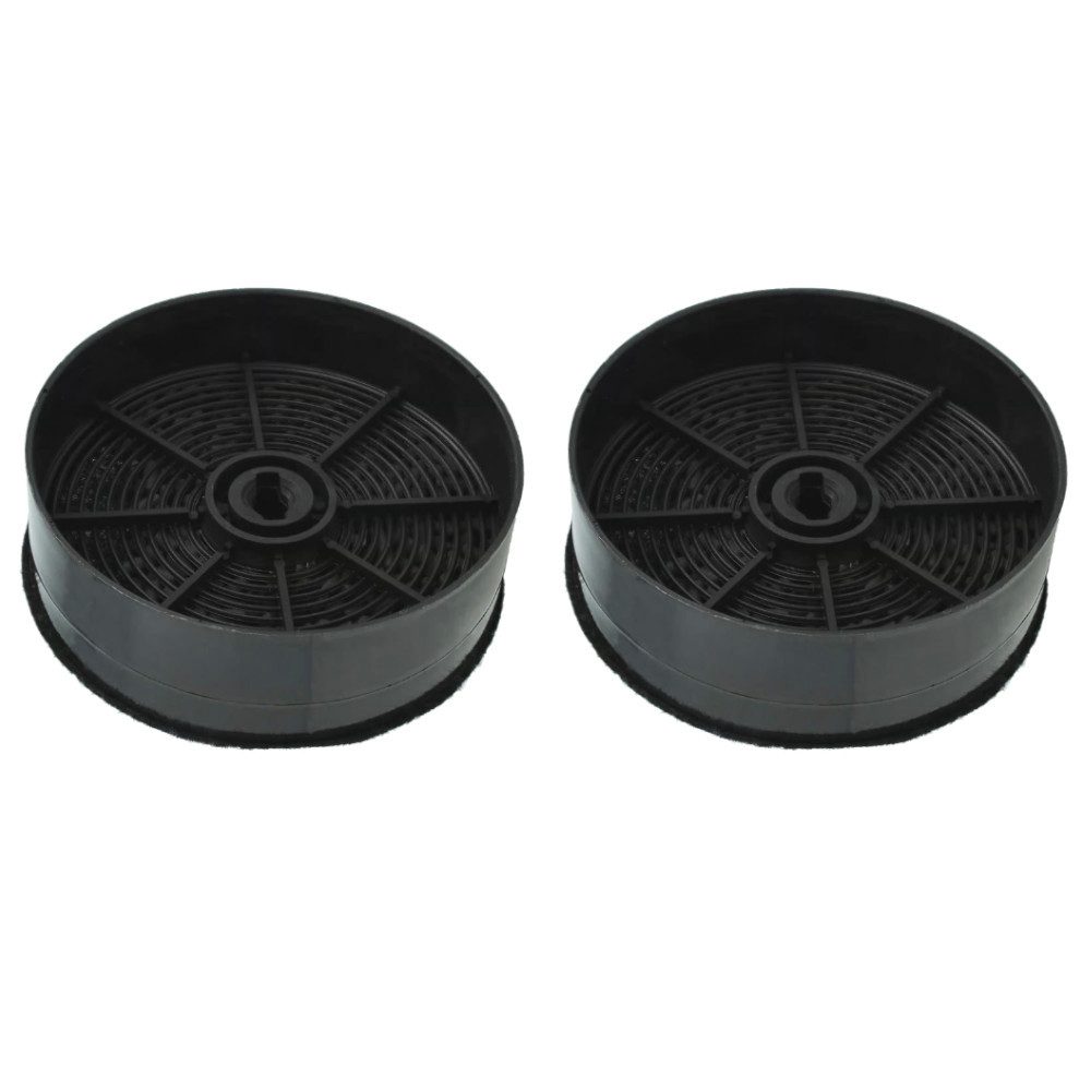 Trade-Shop Aktivkohlefilter 2x passend für Electrolux LFG325S LFG327S LFG335S LFG337S LFP216S, Zubehör für Dunstabzugshauben wie Electrolux ILMA X A90, ILMA X A120, INKA ICH SS A52 (I.SMART HCS), INKA ICH SS A70 (I.SMART HCS), INKA SMART C LG A52, INKA SMART C LG A70, INKA SMART HC X A52, INKA SMART HC X A70 und mehr (siehe Beschreibung), Durchmesser: ca. 125 mm / Höhe: ca. 40 mm / Form: rund