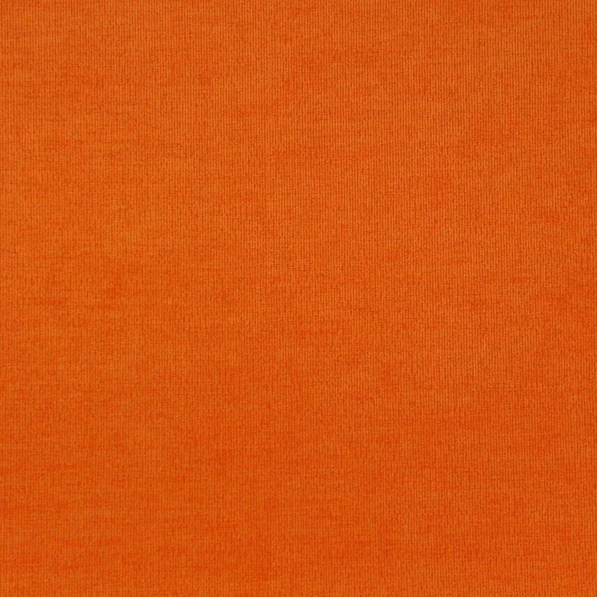 Thumbnail - Stofferia Stoff Polsterstoff Kurzfloriger Velour Price Orange, Breite 140 cm, Meterware