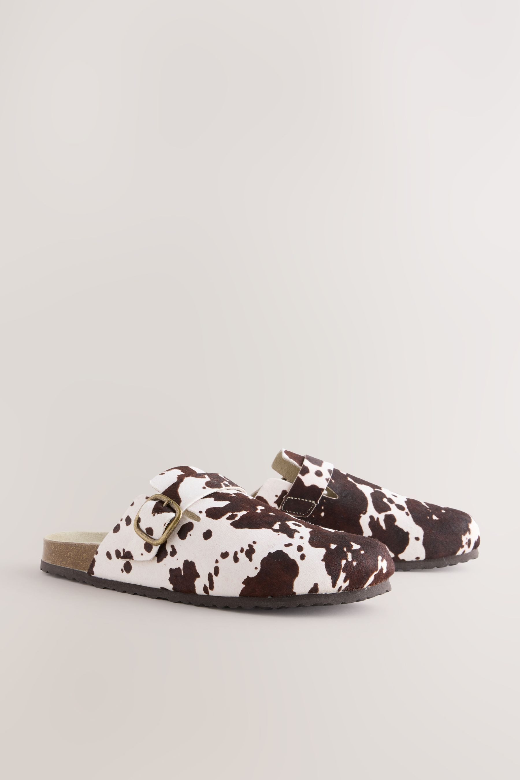 Next Forever Comfort® Leder-Clogs mit Fußbett Clog (1-tlg)