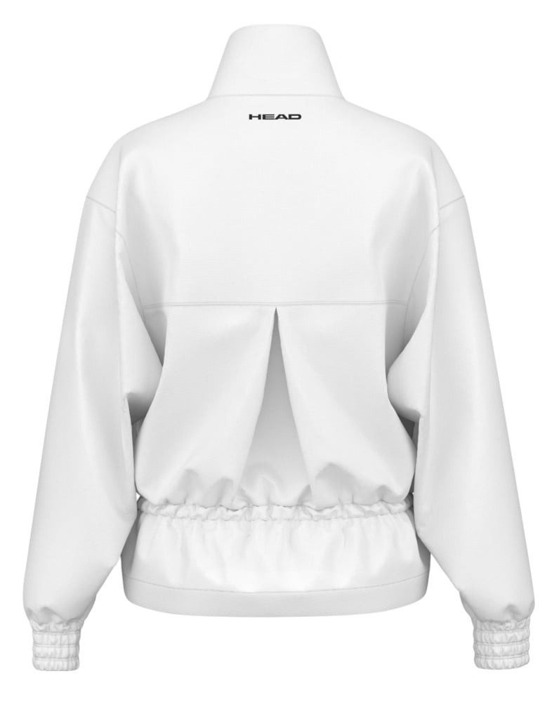 Head Tennisjacke Breaker Full Zip (100% Polyester, elastischer Bund) weiss Damen