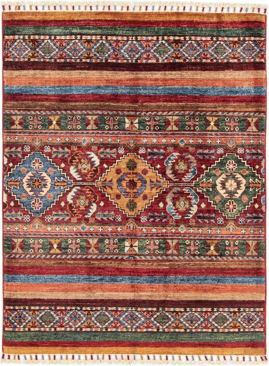 Orientteppich Arijana Shaal 89x119 Handgeknüpfter Orientteppich, Nain Trading, rechteckig, Höhe: 5 mm