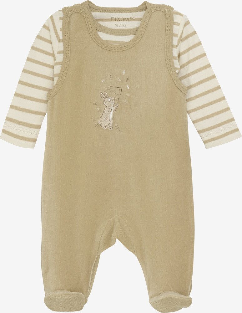 Fixoni Langarmbody Body LS mit Velour Romper