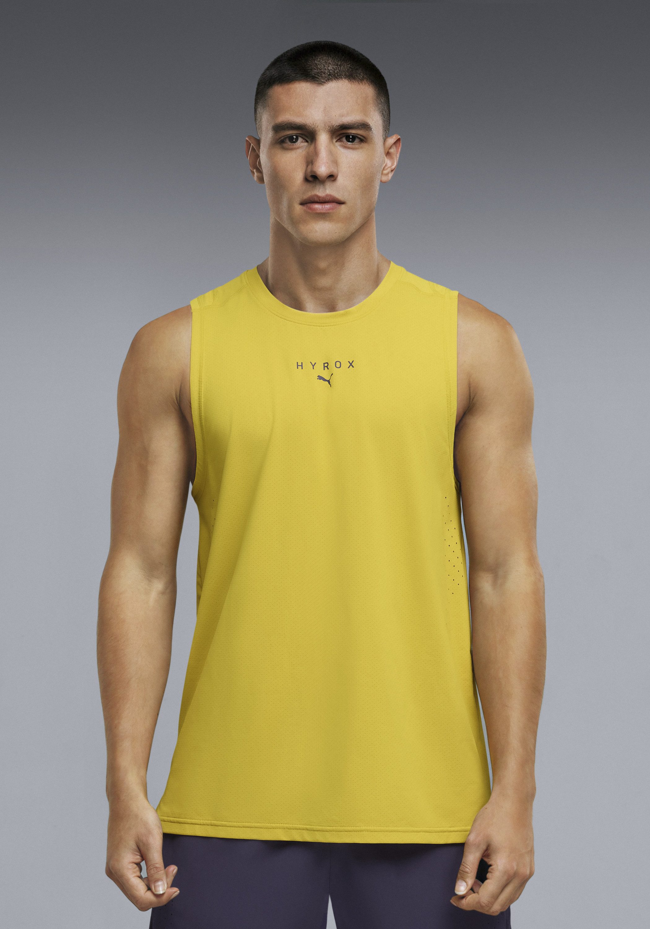 PUMA Tanktop M X HYROX DRYELITE TRAINING TANK ärmelloses Design, sportlicher Stil, Rundhalsausschnitt