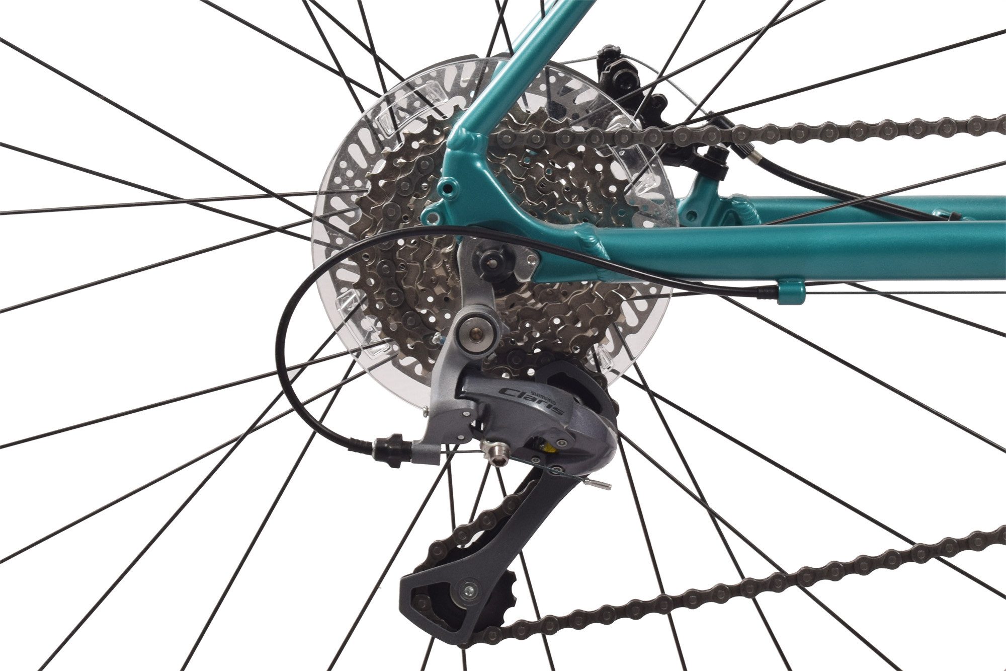 CHILLIZ Gravel Bike CHILLIZ Gravel Bike 28 inch GL.05 green 16-speed Shimano gears, frame size 57 cm, 2 Tektro disc brakes, drop handlebars