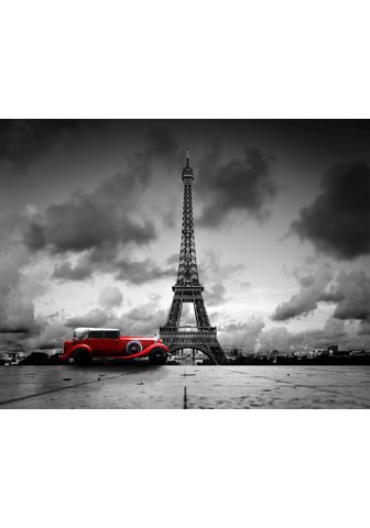 Papermoon Fototapetas »Oldtimer Eiffelturm« samt...