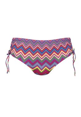 Rosa Faia Bikini-Hose Magic Wave (1-St) Bikini-Slip / Unterteil - Farbenfrohes Muster, Blickdicht gefüttert