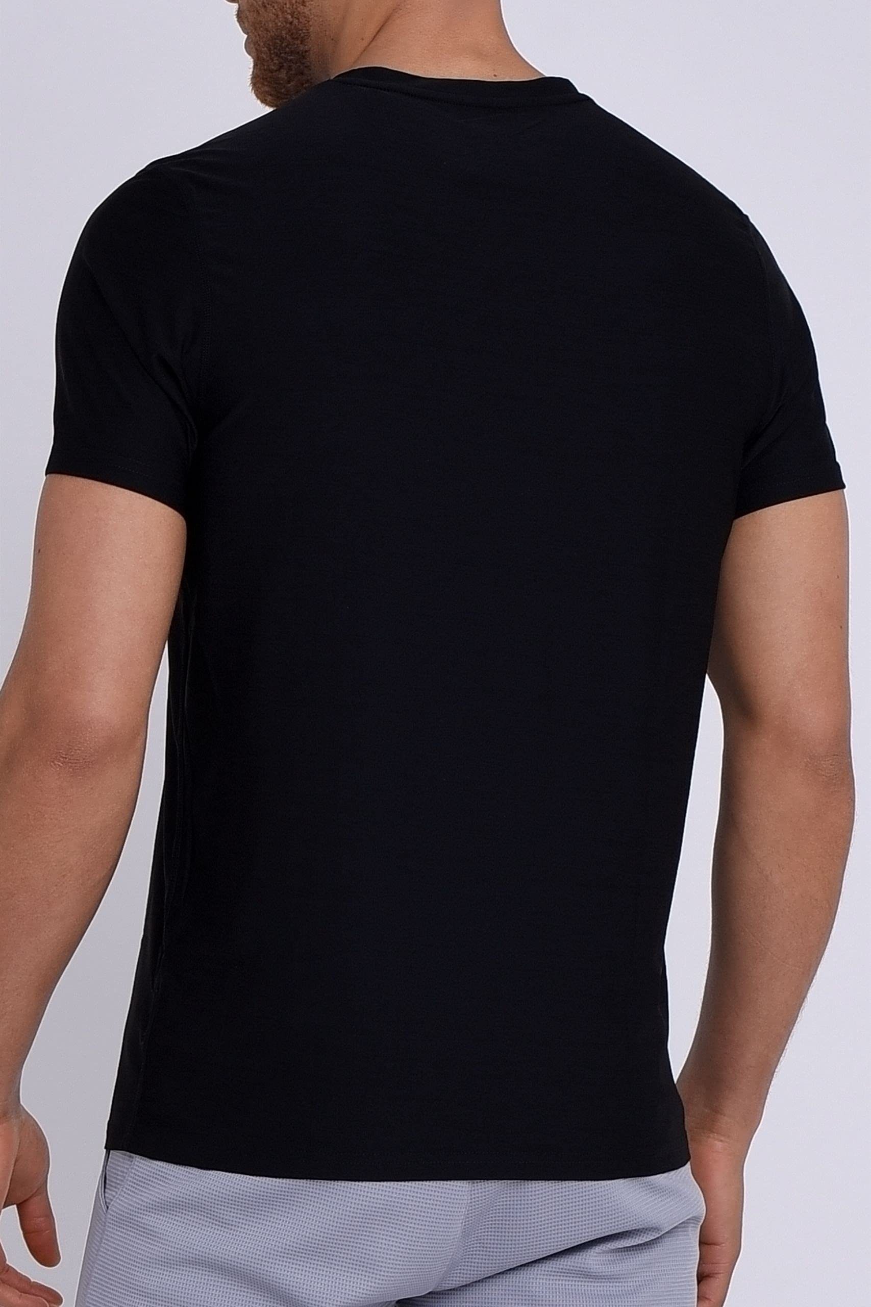 TCA Trainingsshirt TCA Herren Galaxy Fitness Laufshirt - Schwarz, M (1-tlg) günstig online kaufen