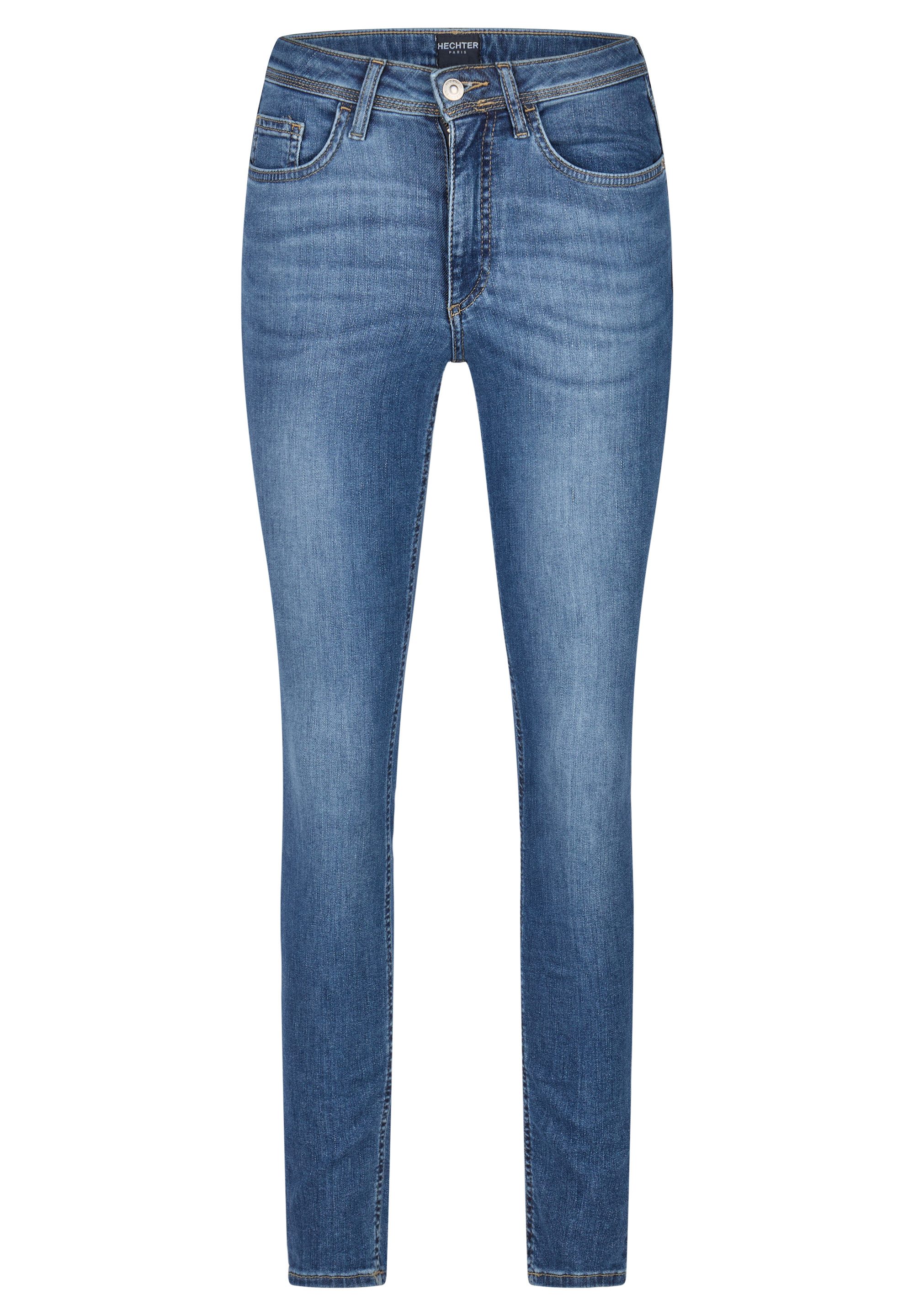 HECHTER PARIS Skinny-fit-Jeans HECHTER Paris CASUAL Damen-Business-Jeans Skinny-Fit Hellblau