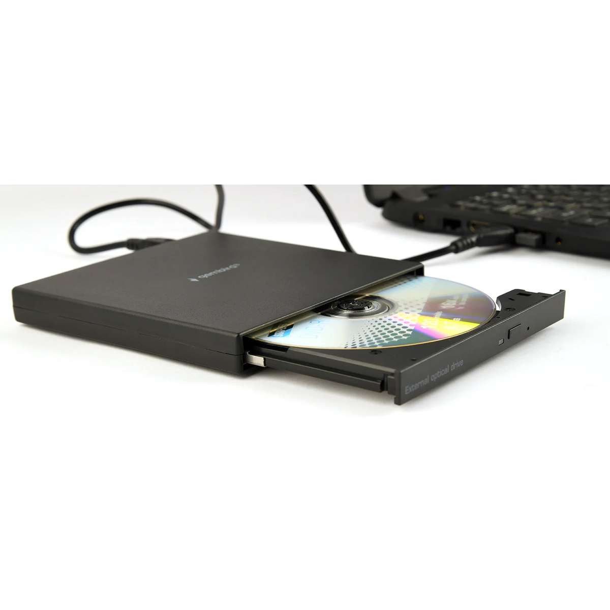 Gembird Gembird DVD-USB-04 Optisches Laufwerk DVD±RW Schwarz DVD-Brenner