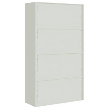 vidaXL Aktenschrank Aktenschrank Hellgrau 105x40x180 cm Stahl (1-St)