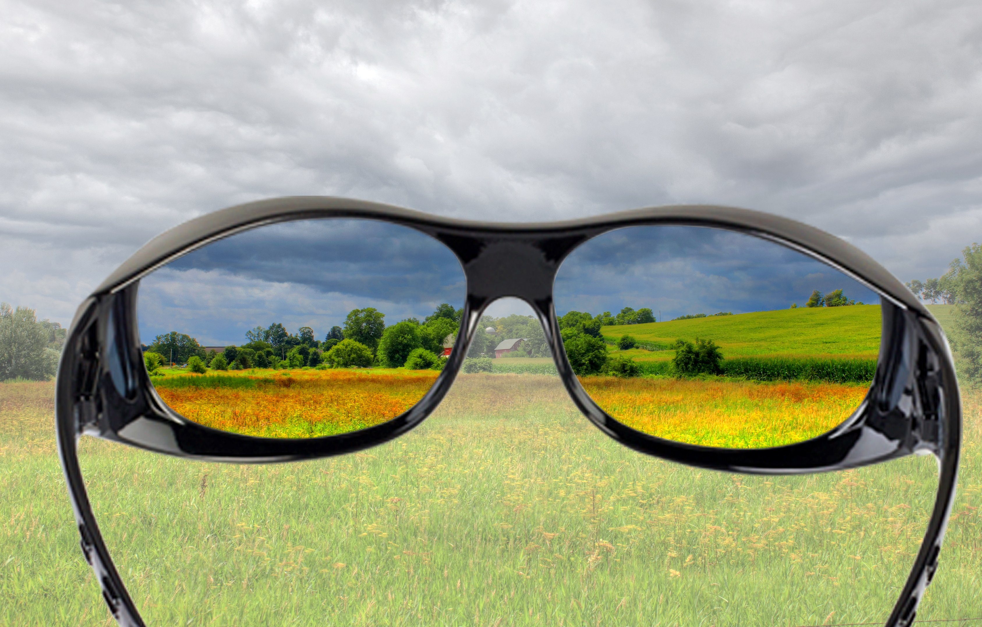 FALINGO Sonnenbrille UV Sonnenüberbrille (2-St) 400 DAY Überziehbrille Nachtsichtüberbrille Überbrille polarisiert AND EDITION NIGHT