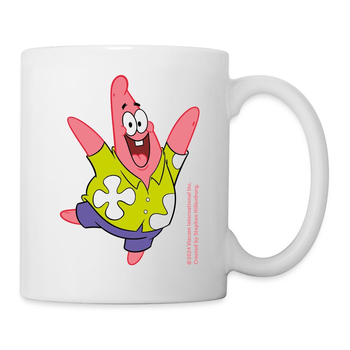 Spreadshirt Tasse The Patrick Star Show Glücklicher Patrick Tasse, Keramik