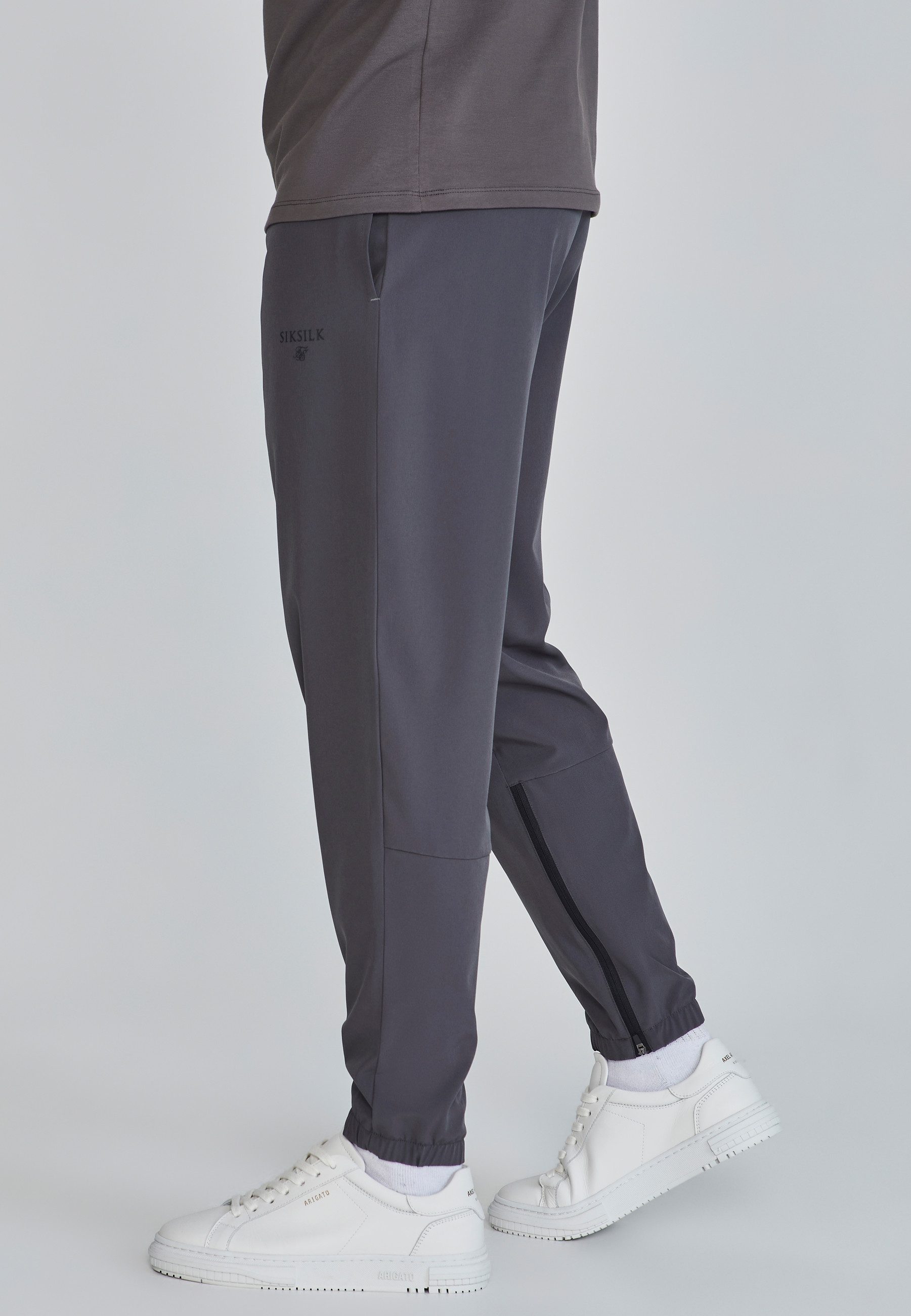 Siksilk Stoffhose SikSilk Herren Graue Smart Hose günstig online kaufen