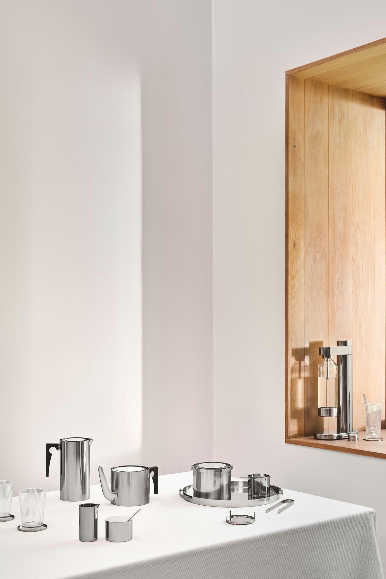 Stelton Teekanne Stelton Arne Jacobsen Teekanne 1.25 l. Steel