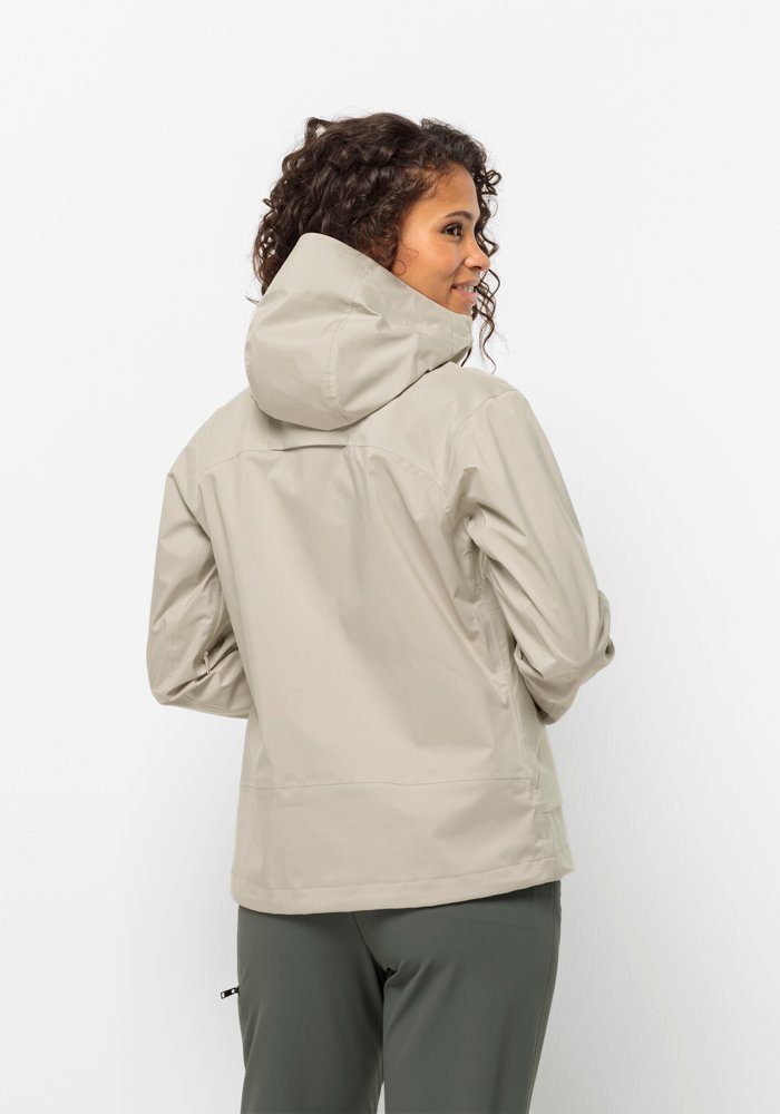 Jack Wolfskin JKT Regenjacke W WANDERMOOD 3L