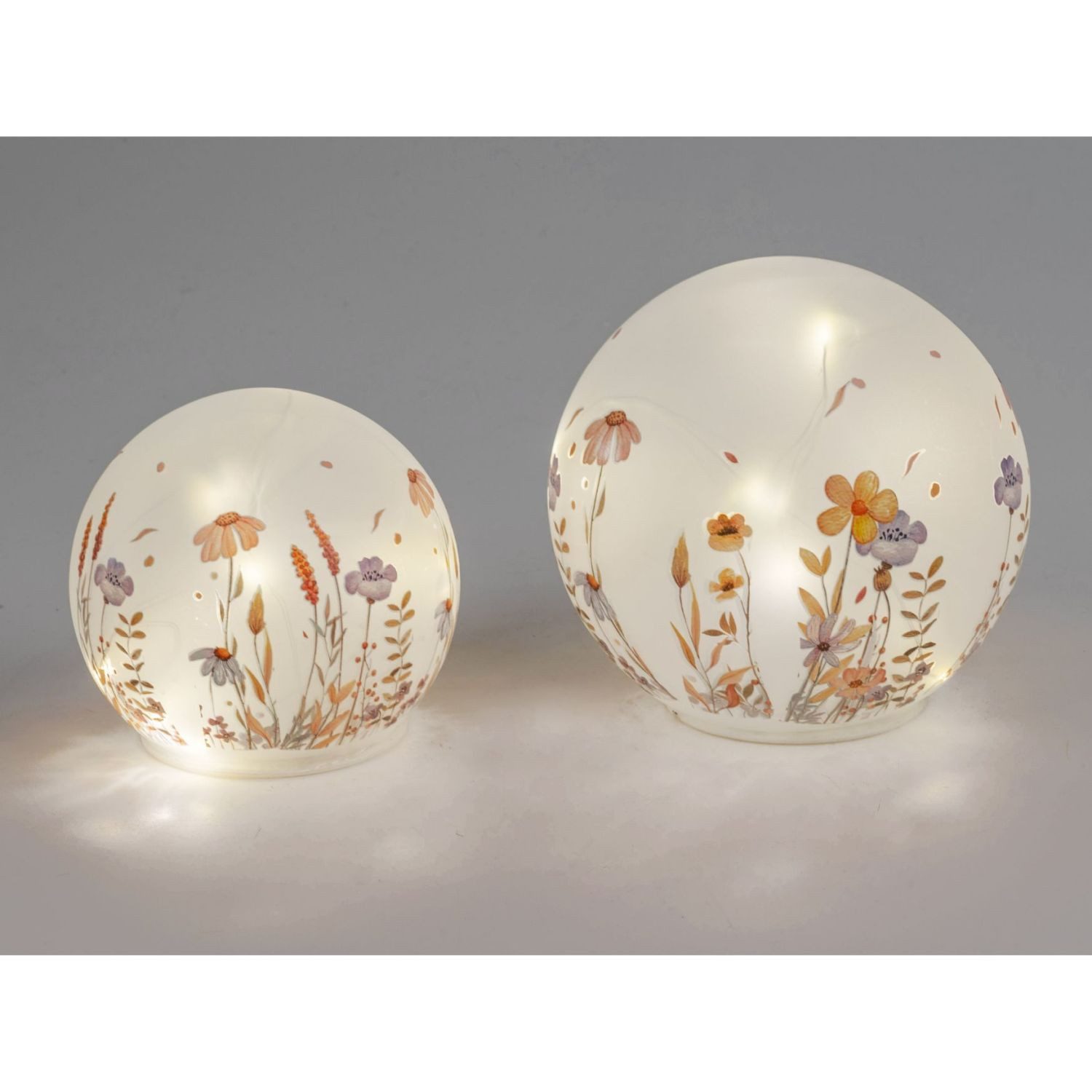 formano Tischleuchte Wiesenblumen, LED-Lichterkette, mit Timer, Mehrfarbig, Blumenwiese, H: cm