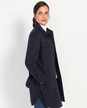 Brigitte von Schönfels Hemdjacke Lange Hemdjacke mit Gürtel