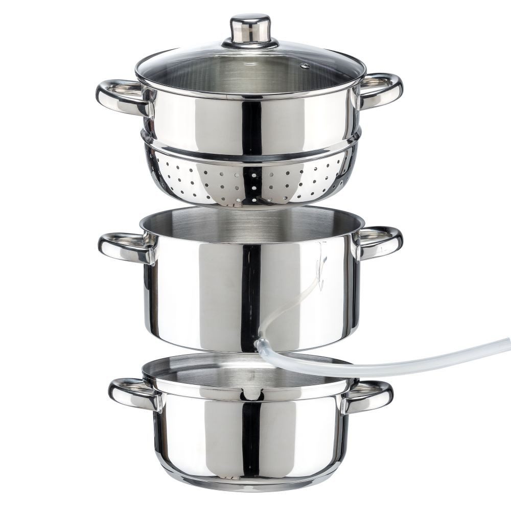 Haushalt International Topf-Set Haushalt International Entsafter aus Edelstahl Maße: ca. Ø 22cm, Volum