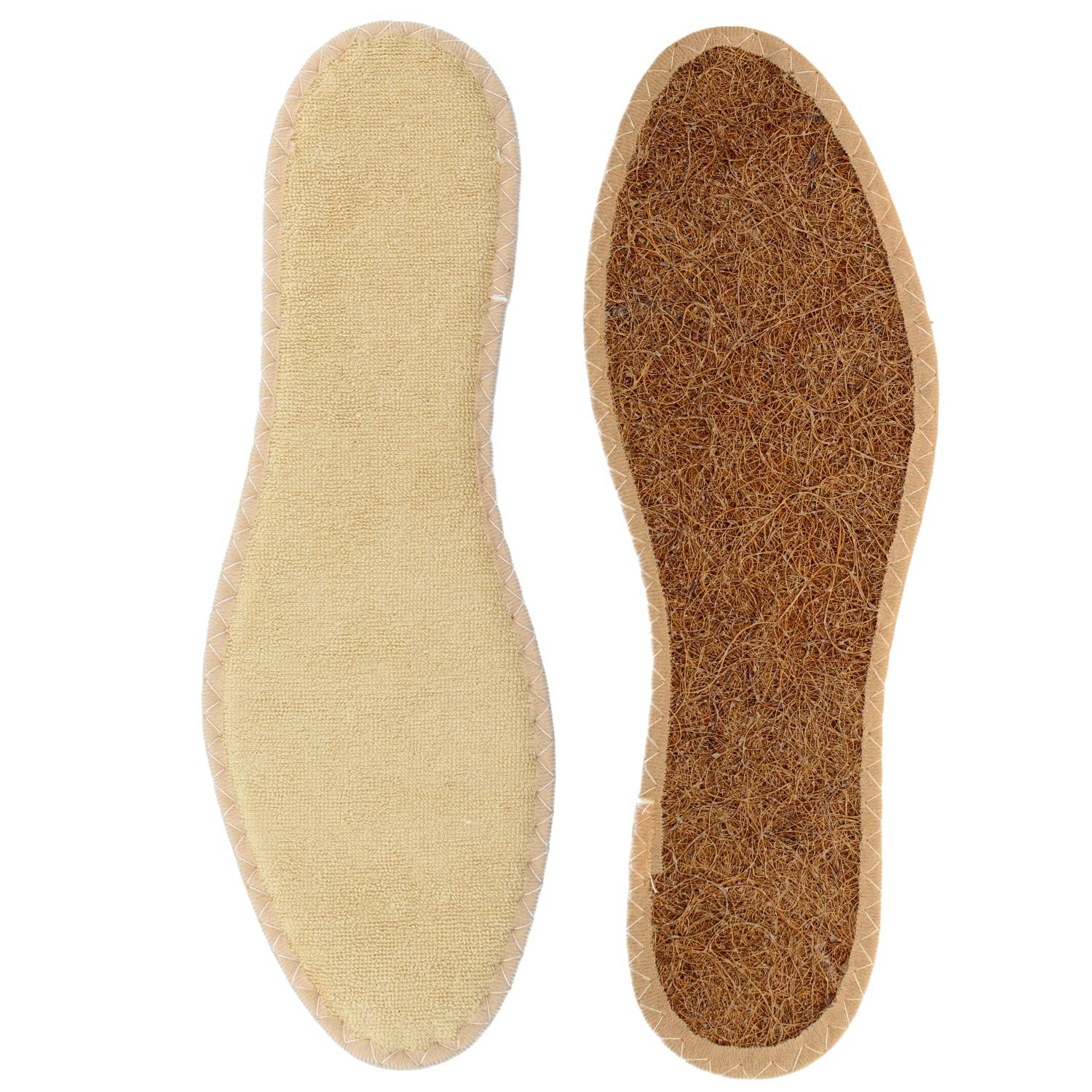 Barfußsohlen Baumwollsohle mit Kokosboden Massage Naturprodukt