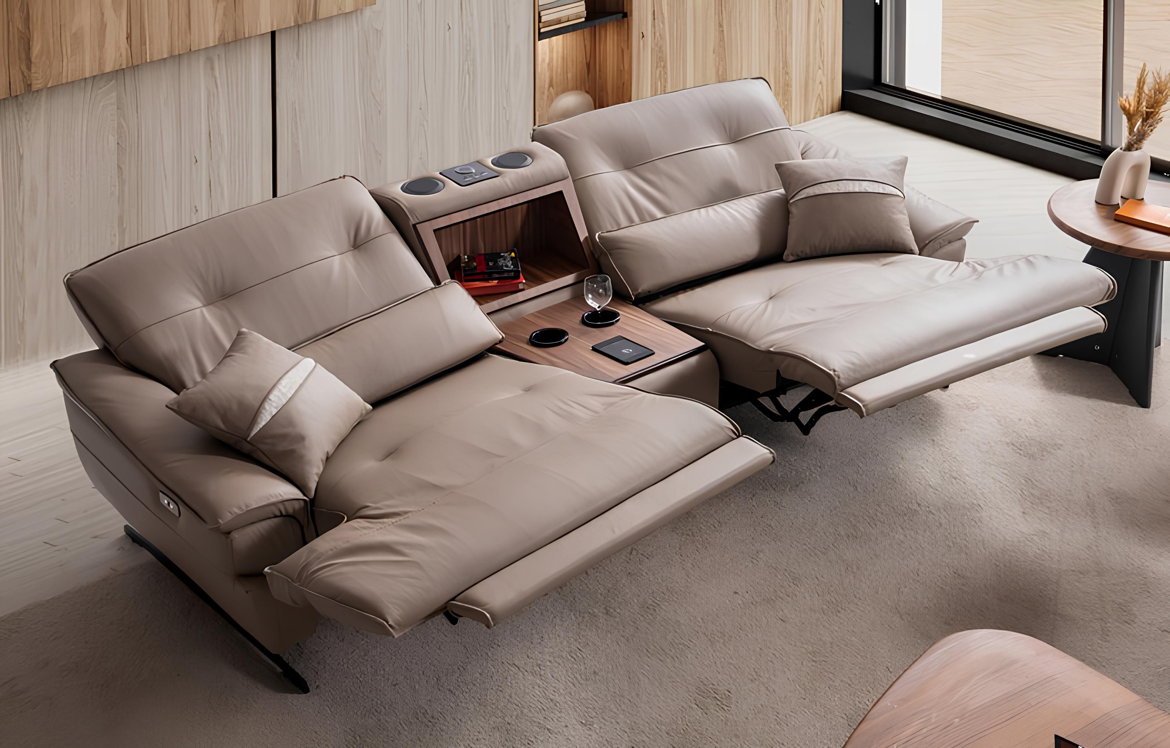 JVmoebel 2-Sitzer Kino Sofa Couch Dreisitzer Heimkino Sofas Couchen Möbel, Made in Europa